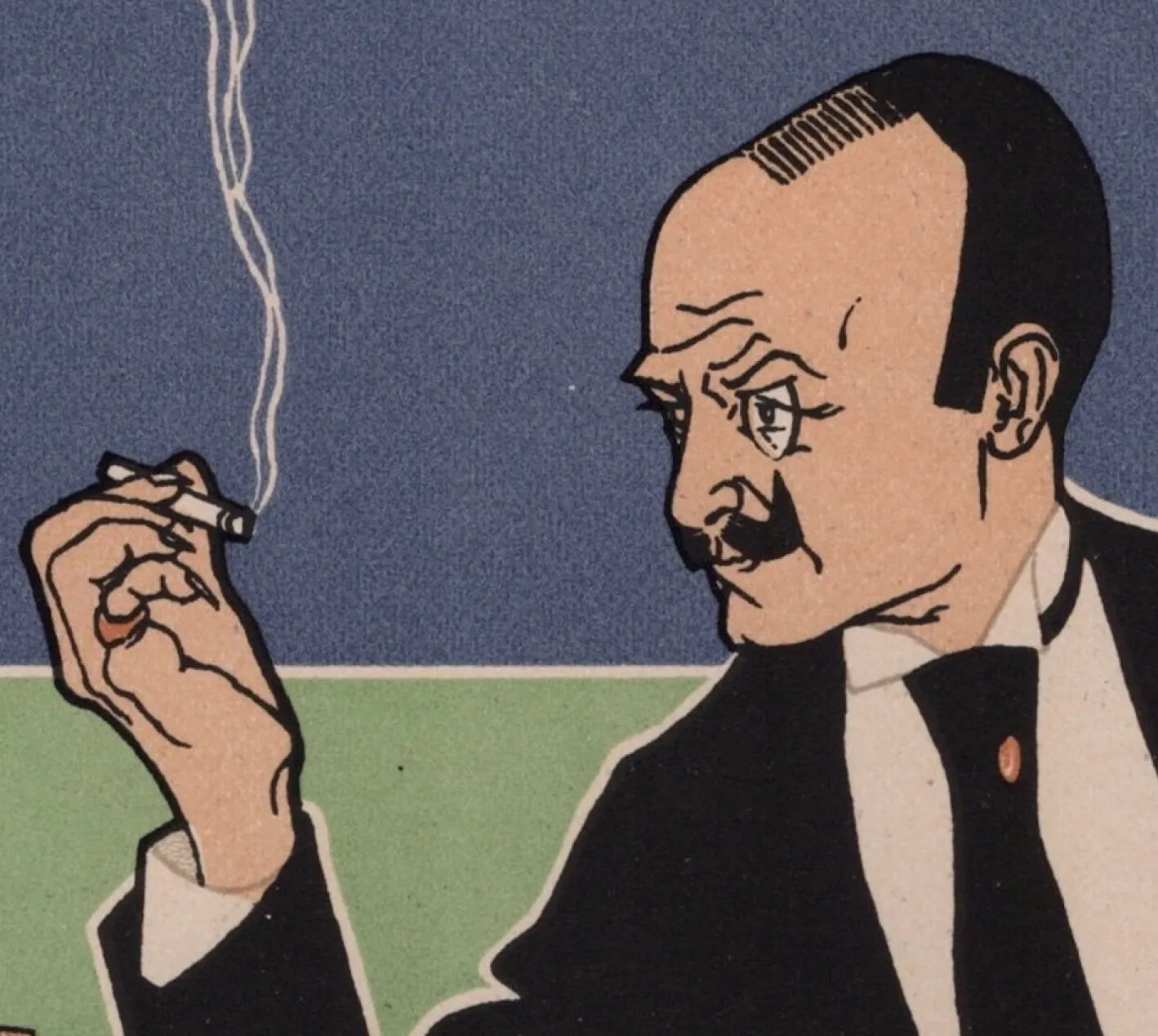 Fritz Rehm, Der Kenner, 1898, Lithographie