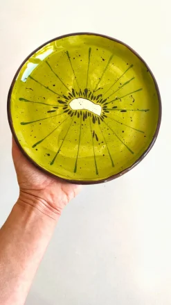 Fruit Collection Kiwi Teller von Federica Massimi, 4 . Set