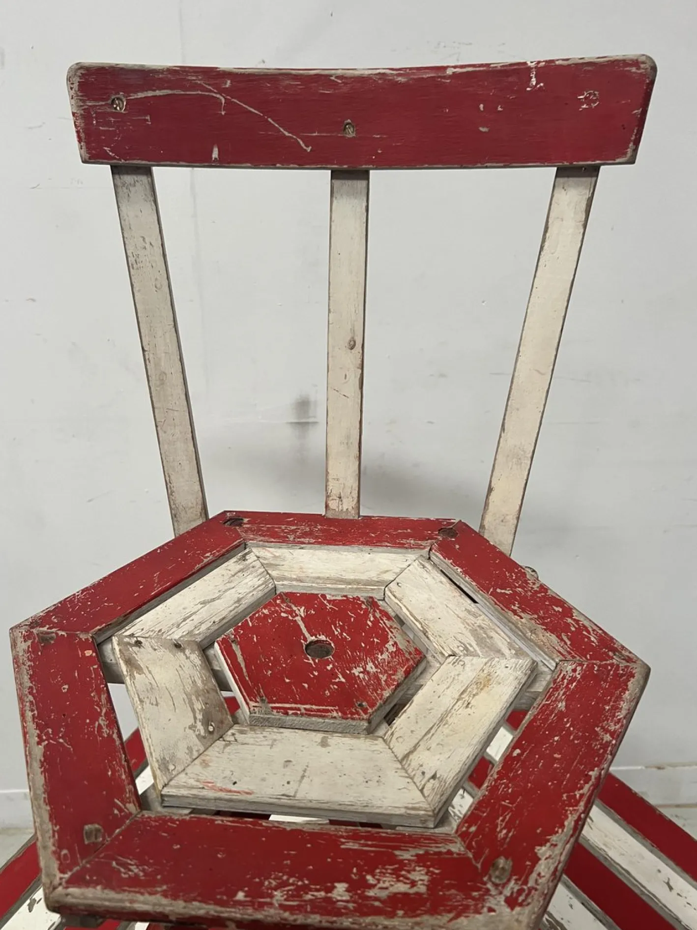 Gartenmöbel Set aus lackierter Buche, 4