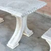 Gartentisch & Hocker, Frühes 20. Jh., 3er Set