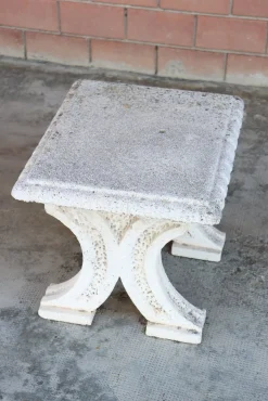 Gartentisch & Hocker, Frühes 20. Jh., 3er Set