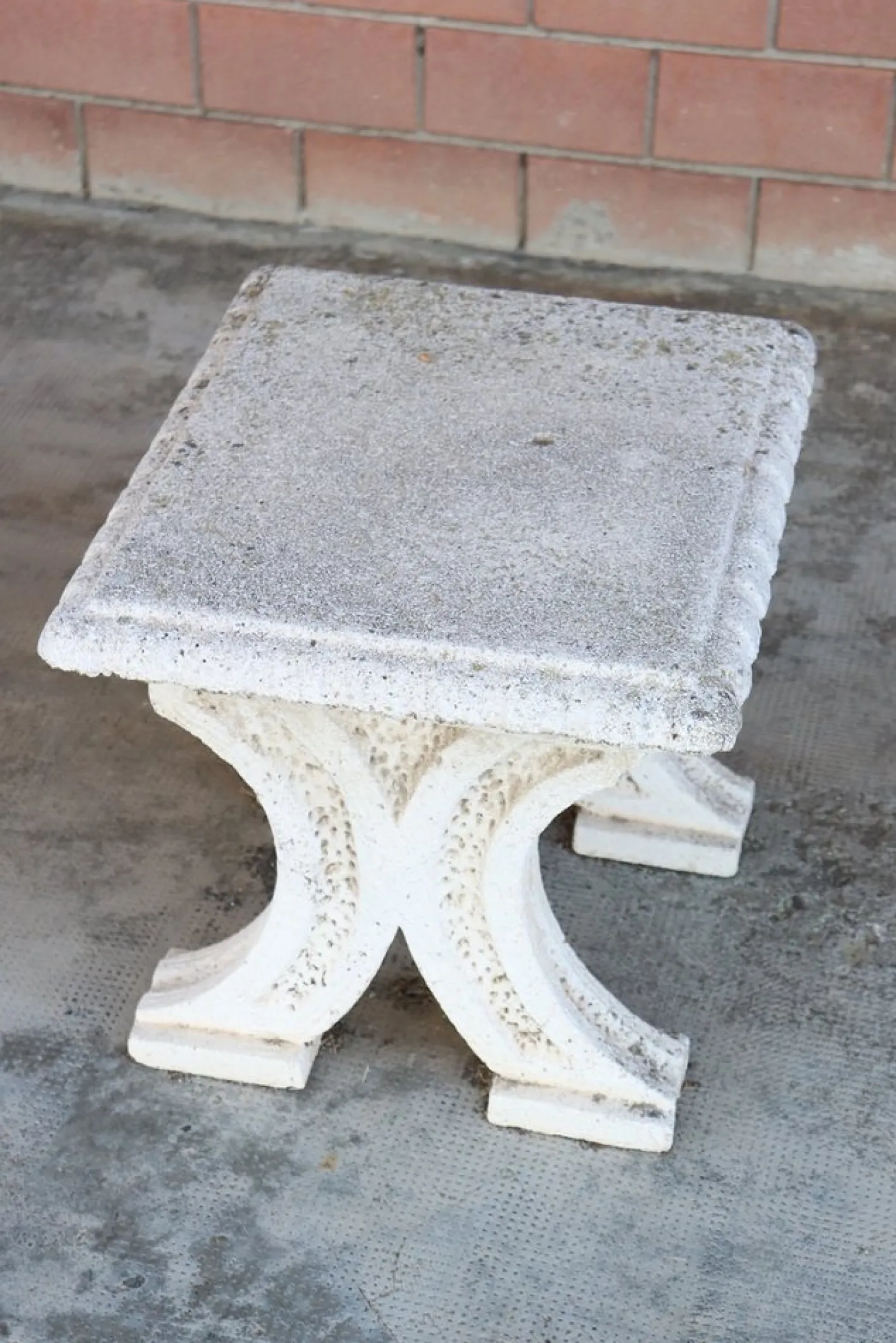 Gartentisch & Hocker, Frühes 20. Jh., 3er Set