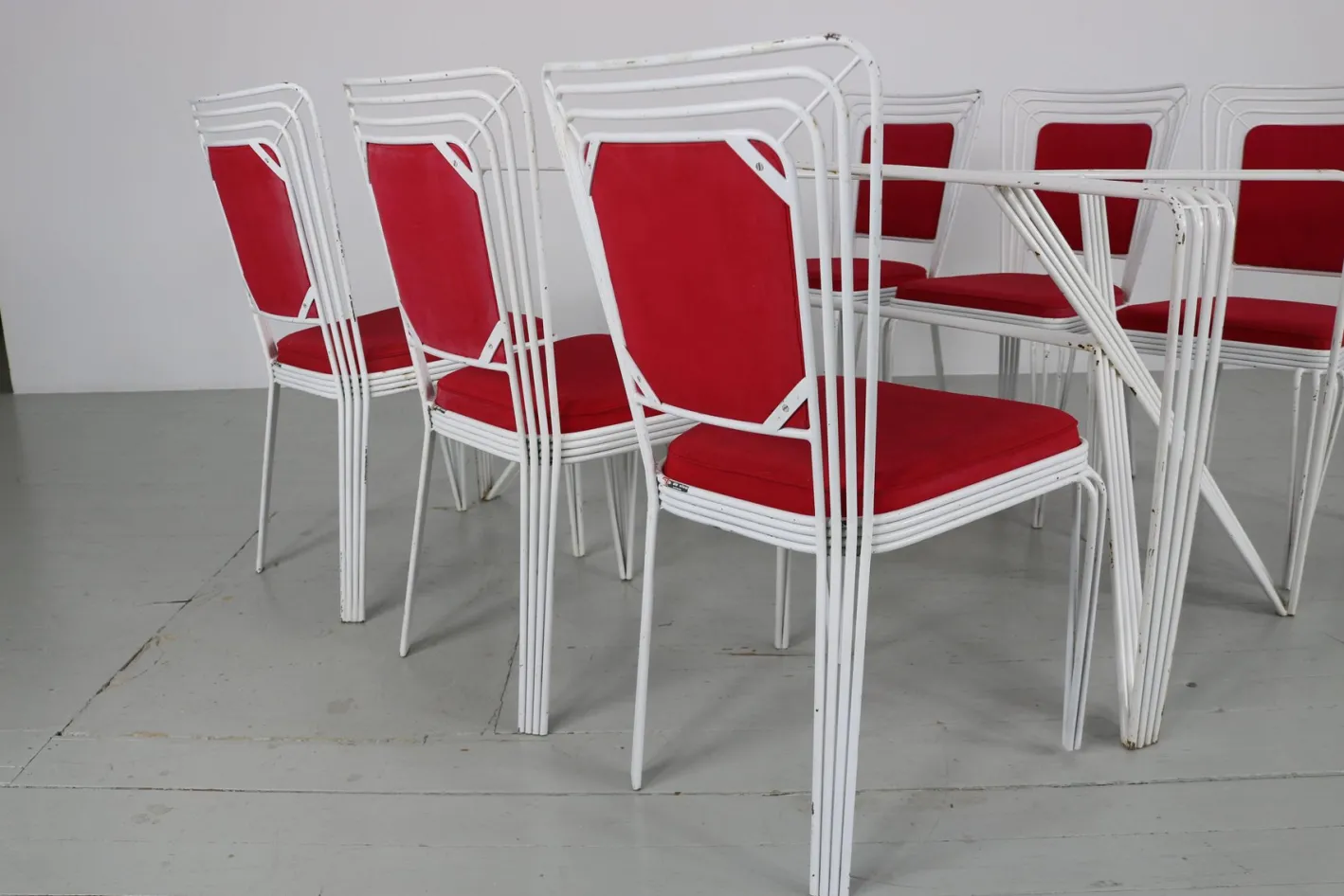 Gartentisch Set von Giuseppe De Vivo, 1940er, 7er Set