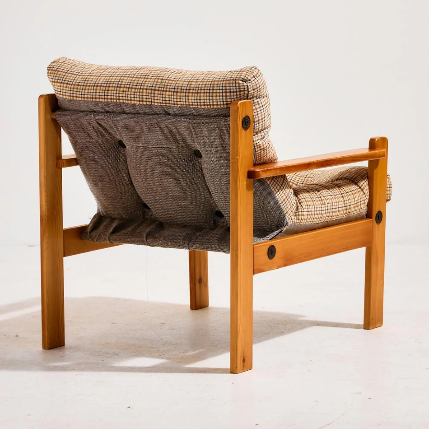 Gepolstertes Sofa mit Stühlen, 3er Set