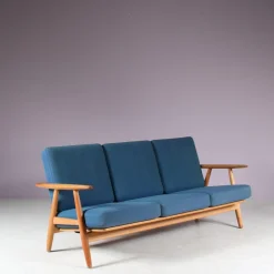 GE240 Zigarrensofa von Hans J. Wegner für Getama, Dänemark, 1950er