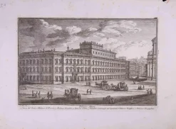 Giuseppe Vasi, Palazzo Altieri, Radierung, Ende 18. Jh.