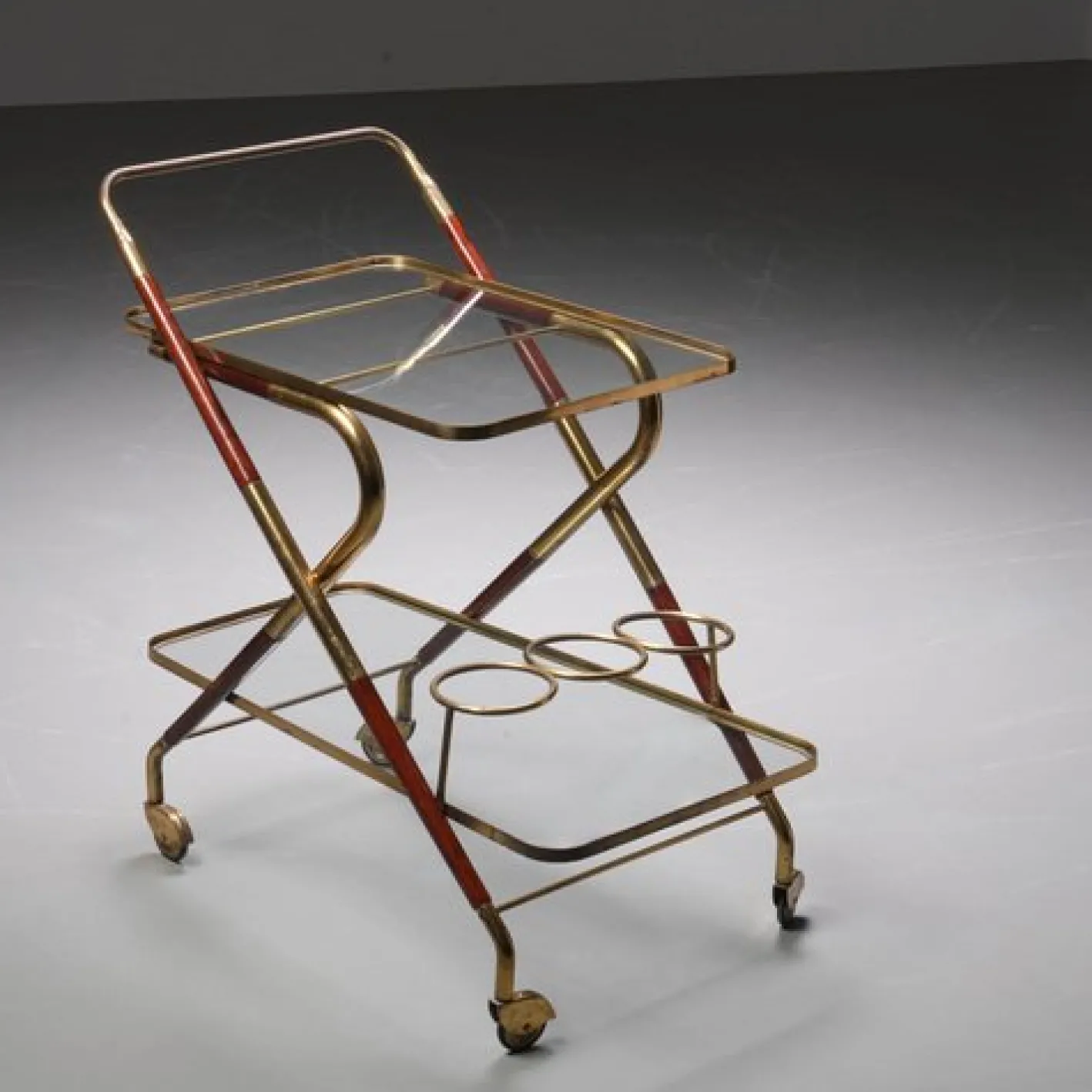 Grappa Servierwagen von Cesare Lacca, 1950er
