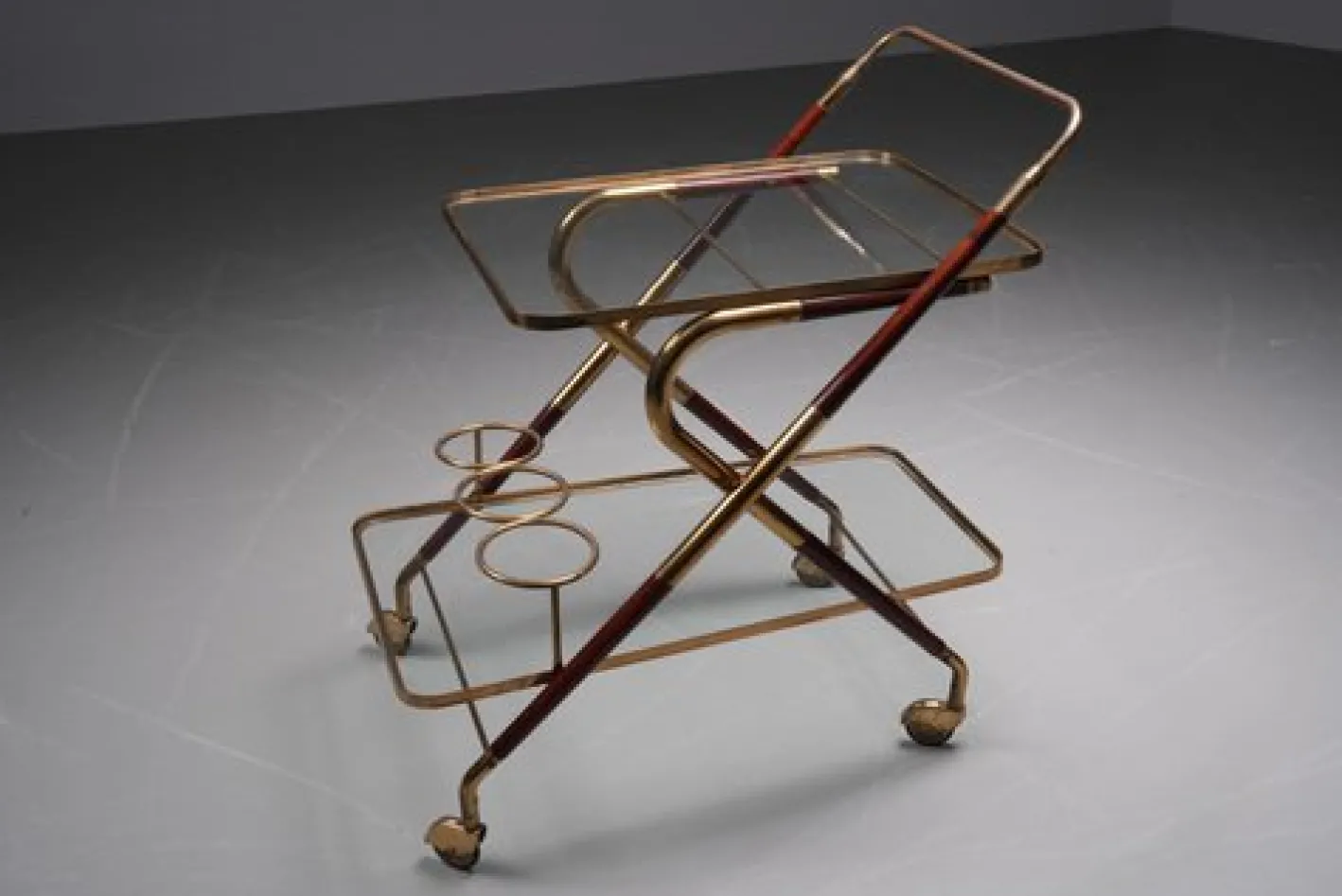Grappa Servierwagen von Cesare Lacca, 1950er