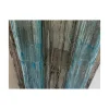 Graue & Hellblaue Tronchi Wandleuchten aus Muranoglas von Simoeng, 2er Set