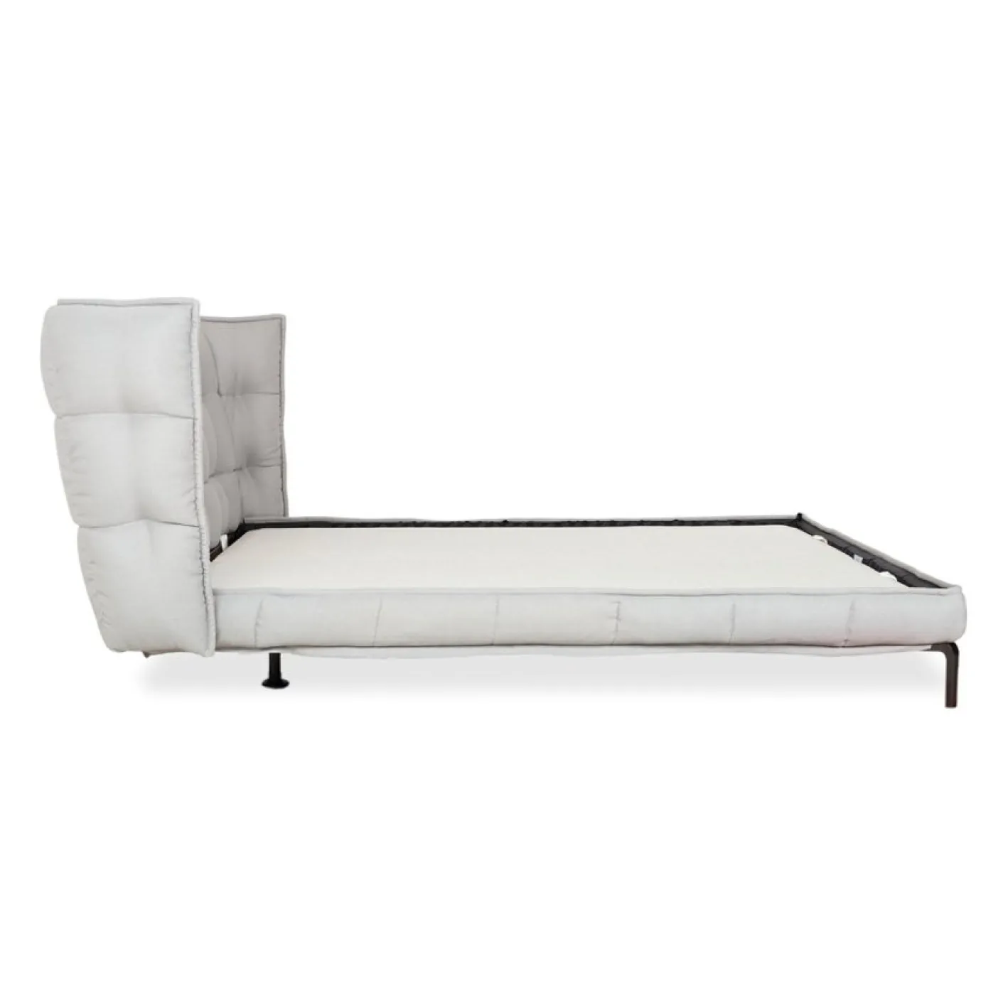 Graues Husk Boxspringbett von B&B Italia