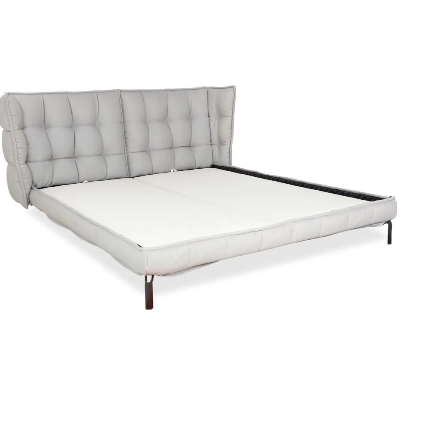 Graues Husk Boxspringbett von B&B Italia