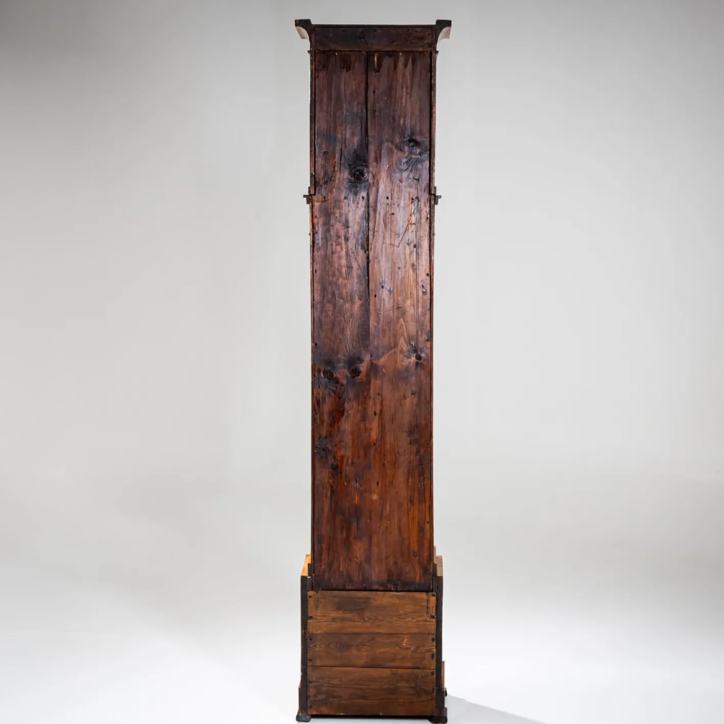 Große Biedermeier Standuhr aus Kirschholz, Deutschland, 1820