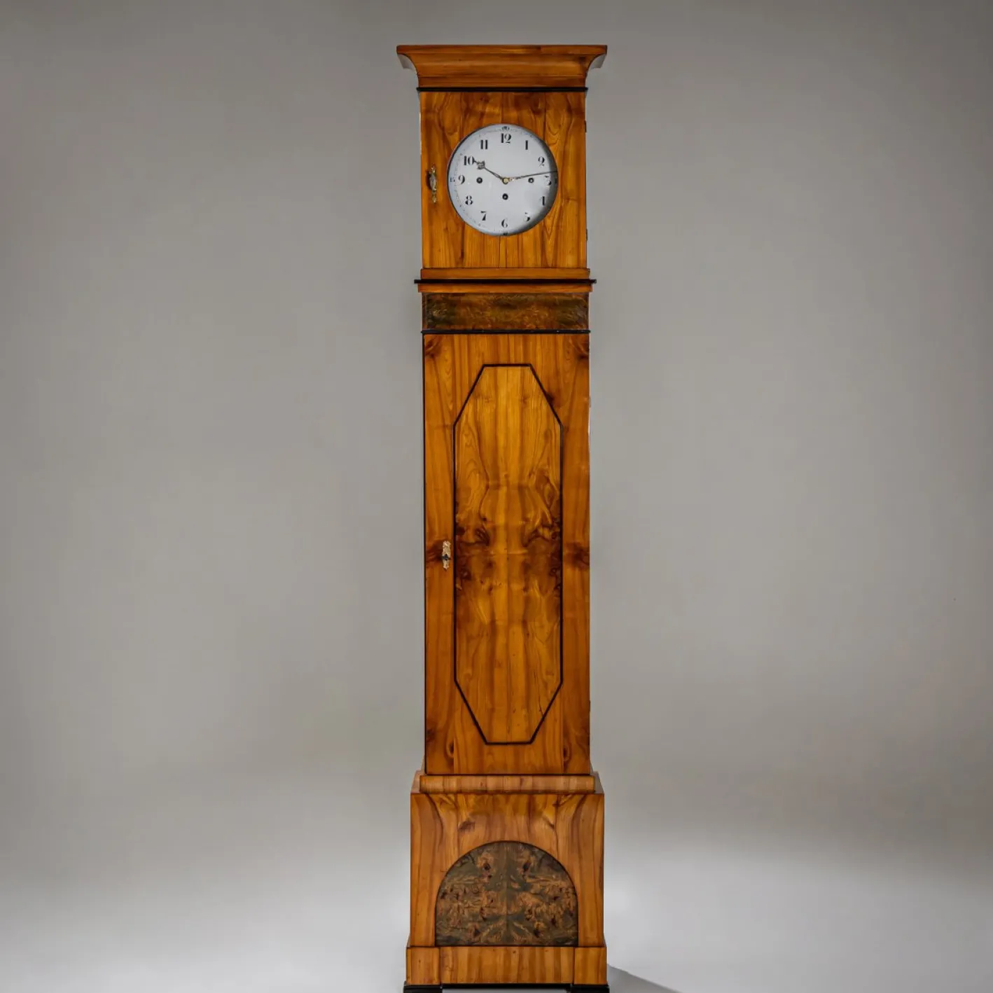 Große Biedermeier Standuhr aus Kirschholz, Deutschland, 1820