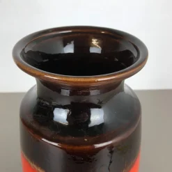 Große deutsche Vintage Modell 238-41 Fat Lava Vase von Scheurich