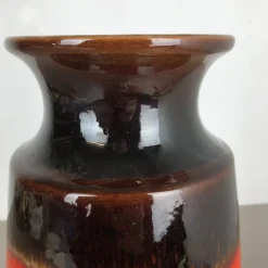 Große deutsche Vintage Modell 238-41 Fat Lava Vase von Scheurich