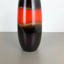 Große deutsche Vintage Modell 238-41 Fat Lava Vase von Scheurich