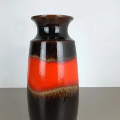 Große deutsche Vintage Modell 238-41 Fat Lava Vase von Scheurich
