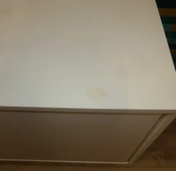 Großes Mid-Century Sideboard in Weiß im Stil von Panton Era, 1970er
