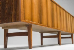 Großes Palisander Sideboard von Henning Kjerulf für Bruno Hansen, 1950er
