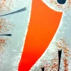 Gustave Singier - Abstract Fish - Original Lithografie 1955