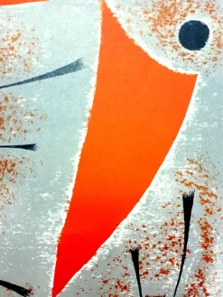 Gustave Singier - Abstract Fish - Original Lithografie 1955