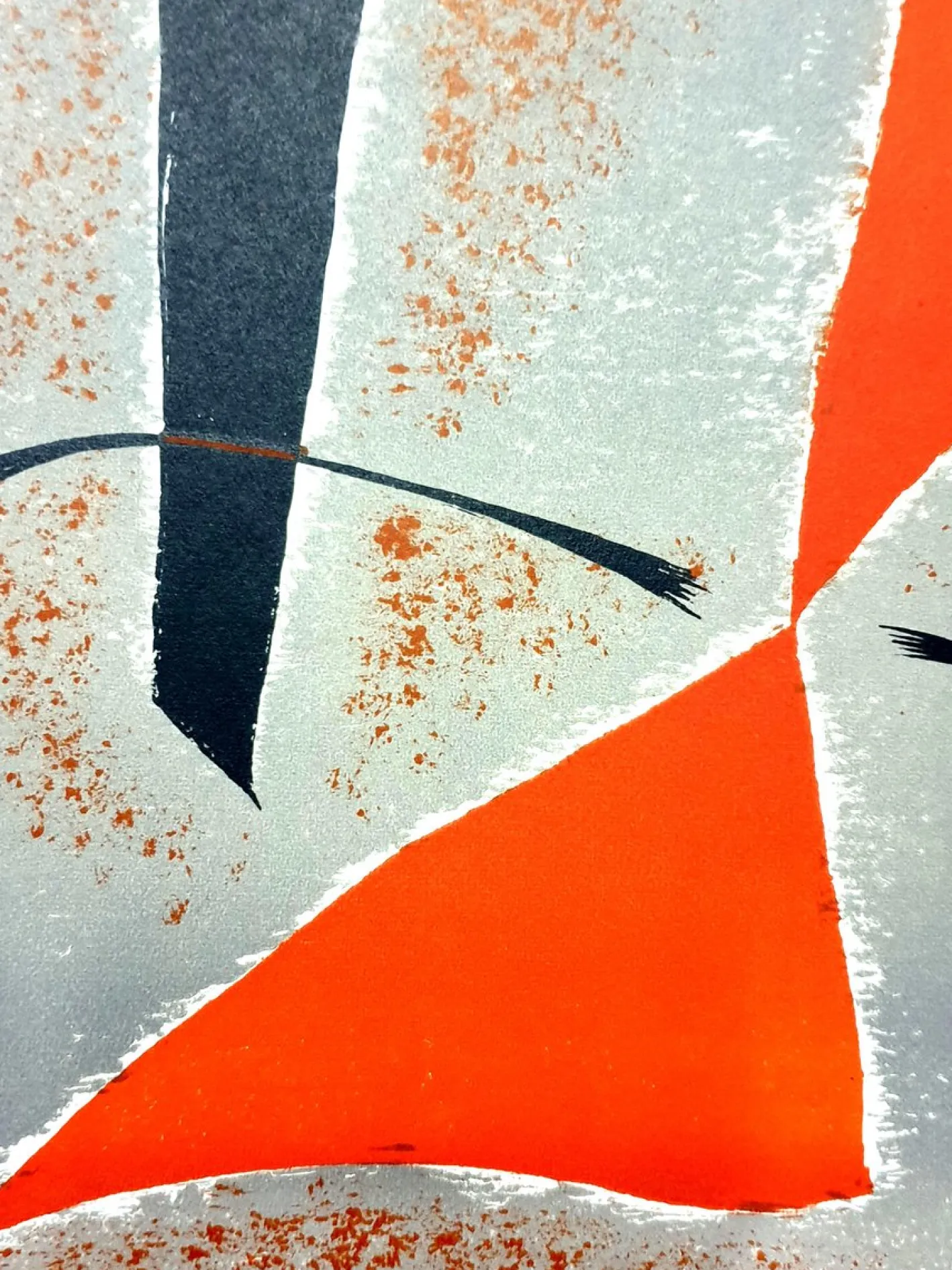 Gustave Singier - Abstract Fish - Original Lithografie 1955