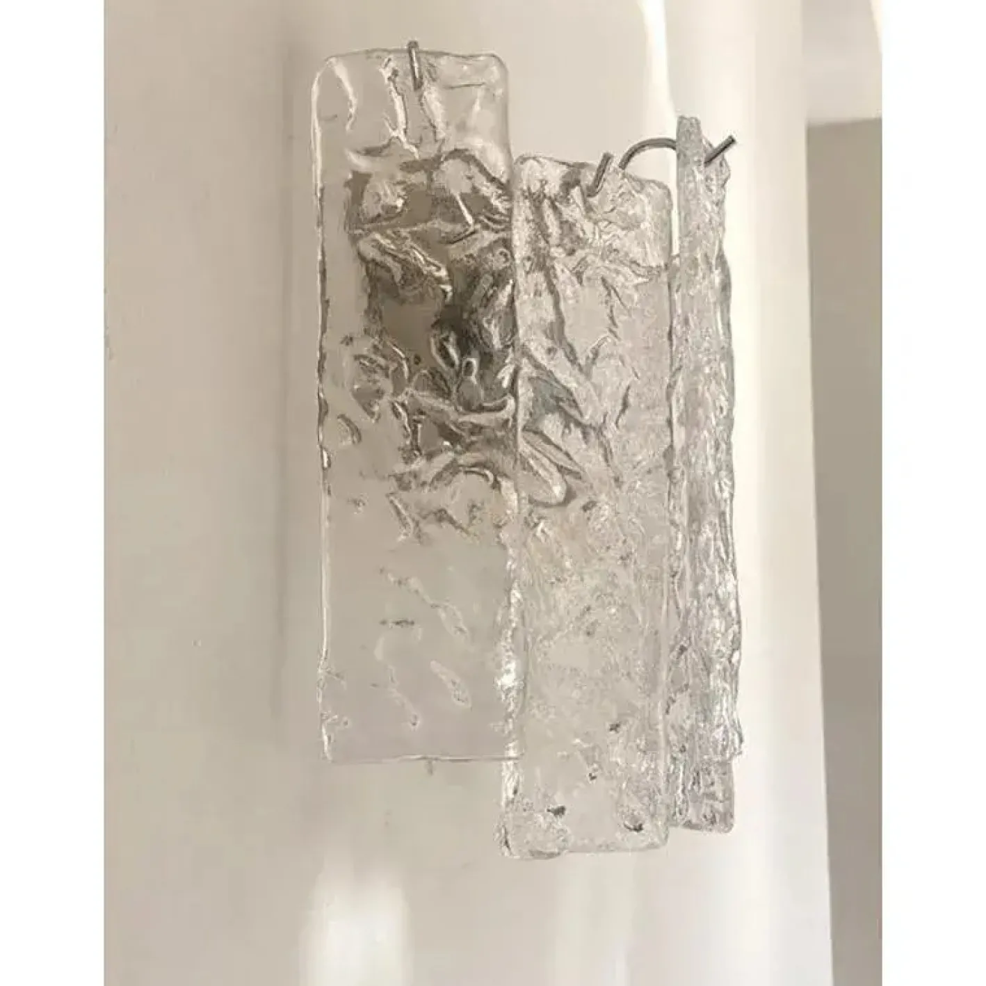 Hammered Strips Listelli Wandleuchte aus Muranoglas von Simoeng