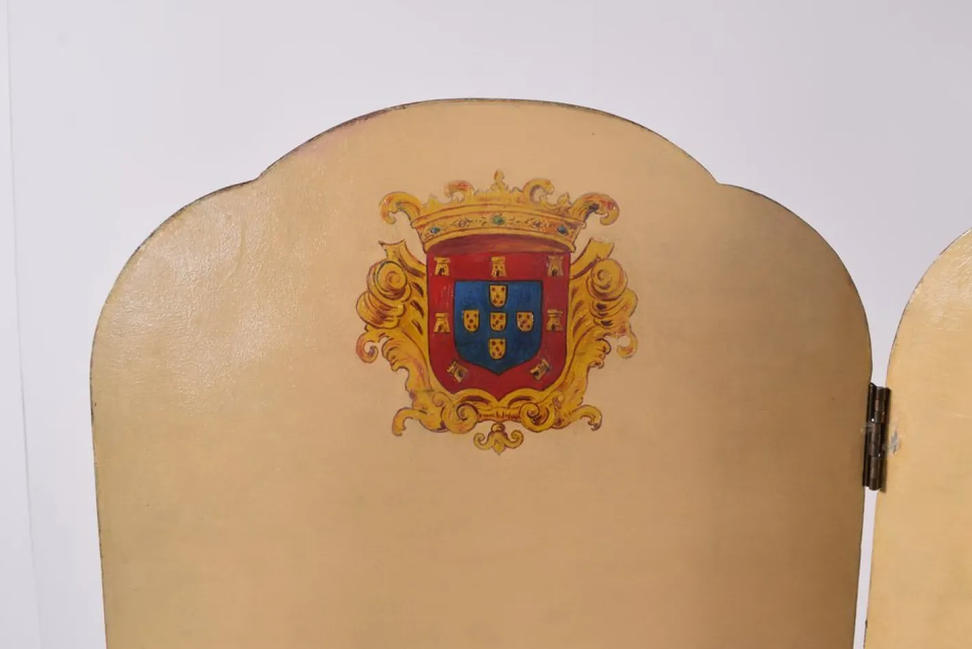 Handbemalter portugiesischer Raumteiler, 1850er