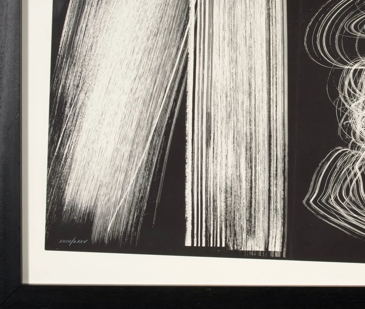 Hans Hartung, Farandole, 1971, Lithographie, gerahmt