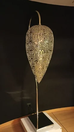 Heartbeat Arabesque Da Terra Lampe aus Stahl & Kristallglas von Vgnewtrend