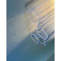 Hellblaue Tronchi Glas Wandlampen im Murano Stil von Simoeng für Simoeng, 2er Set
