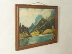 Hermann Schmitzbonn, Bergsee, Ölgemälde