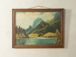 Hermann Schmitzbonn, Bergsee, Ölgemälde