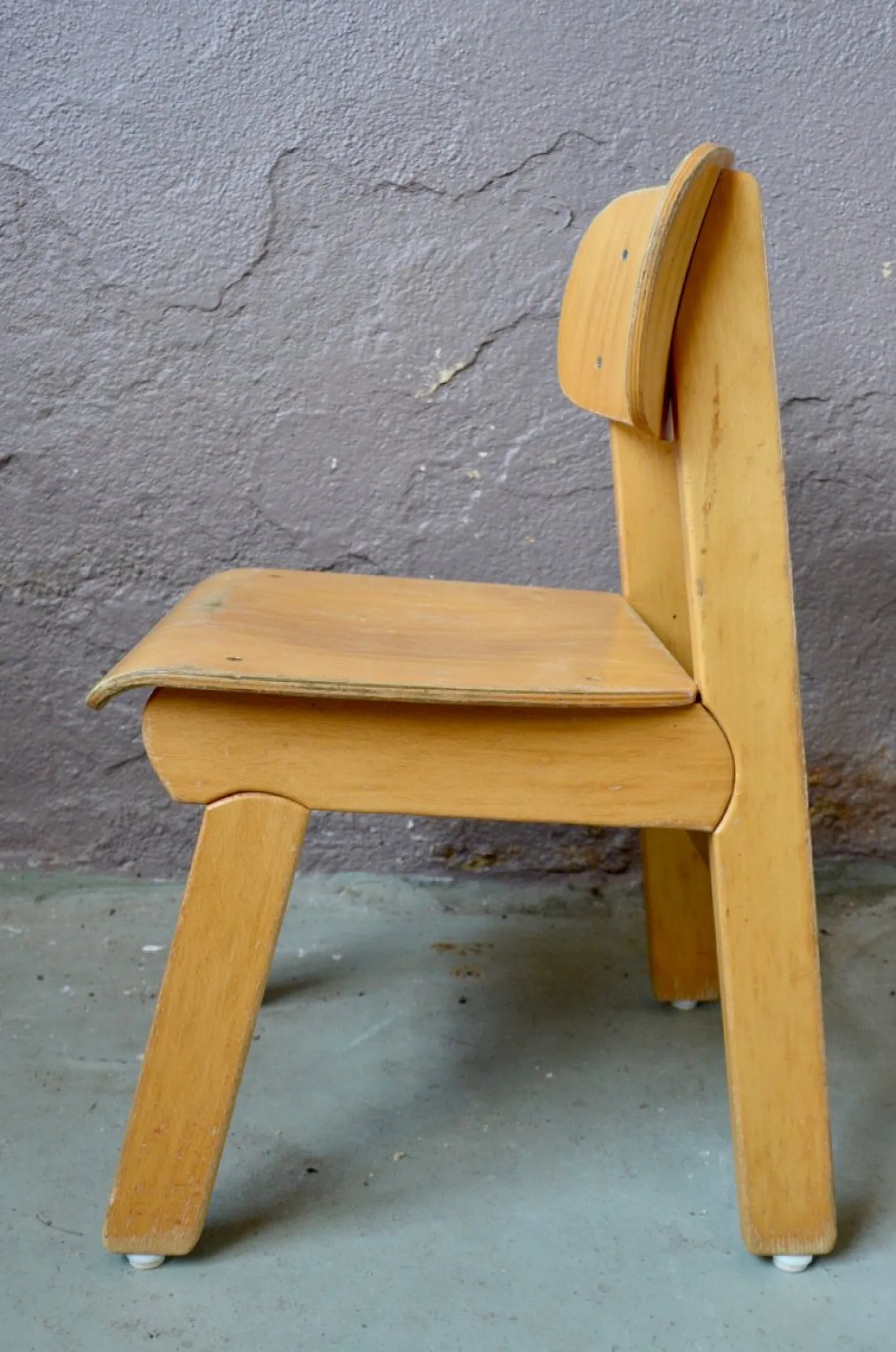 Hölzerner Kinderstuhl, 1960er