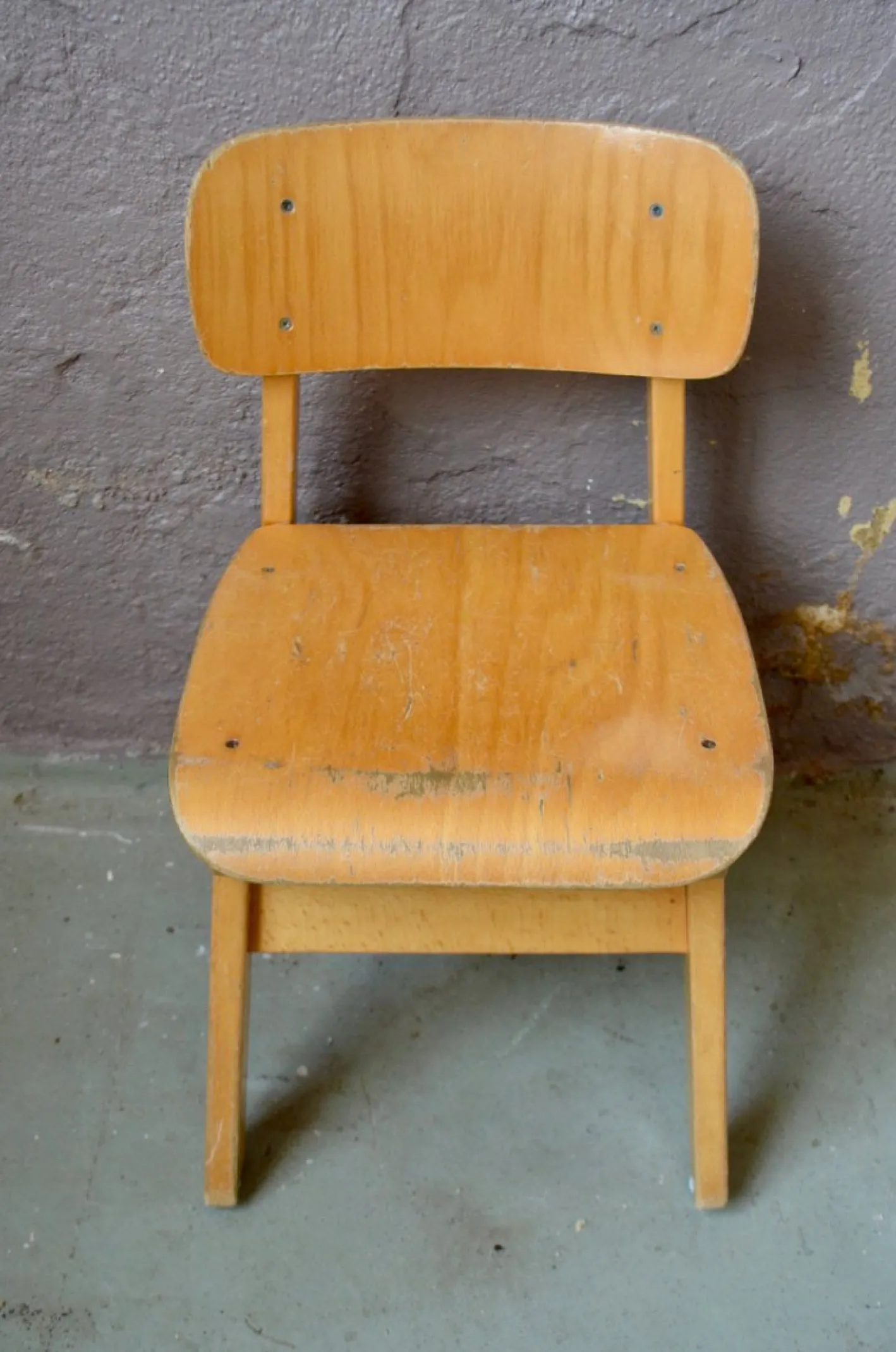 Hölzerner Kinderstuhl, 1960er
