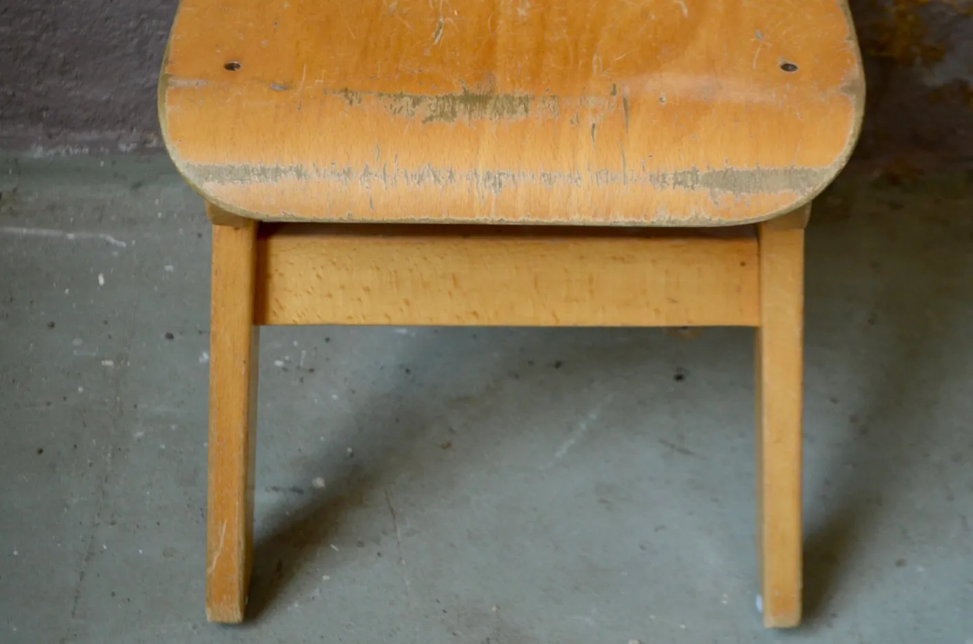 Hölzerner Kinderstuhl, 1960er