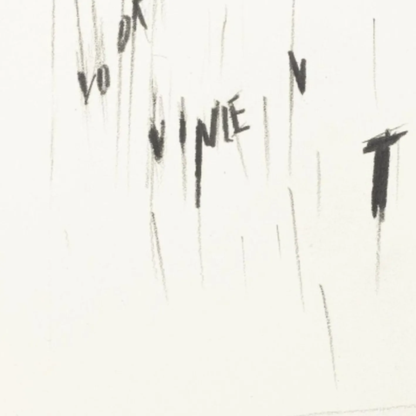Homage to Van Gogh Poster von Enzo Cucchi, 1990