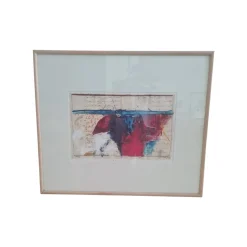 Horst Becking, Abstract Composition, 1998, Mixed Media on Paper