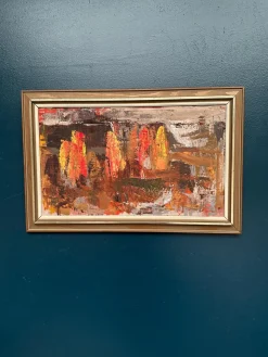 Ingemar Callenberg, Landschaft, 1950er, Öl auf Leinwand, gerahmt
