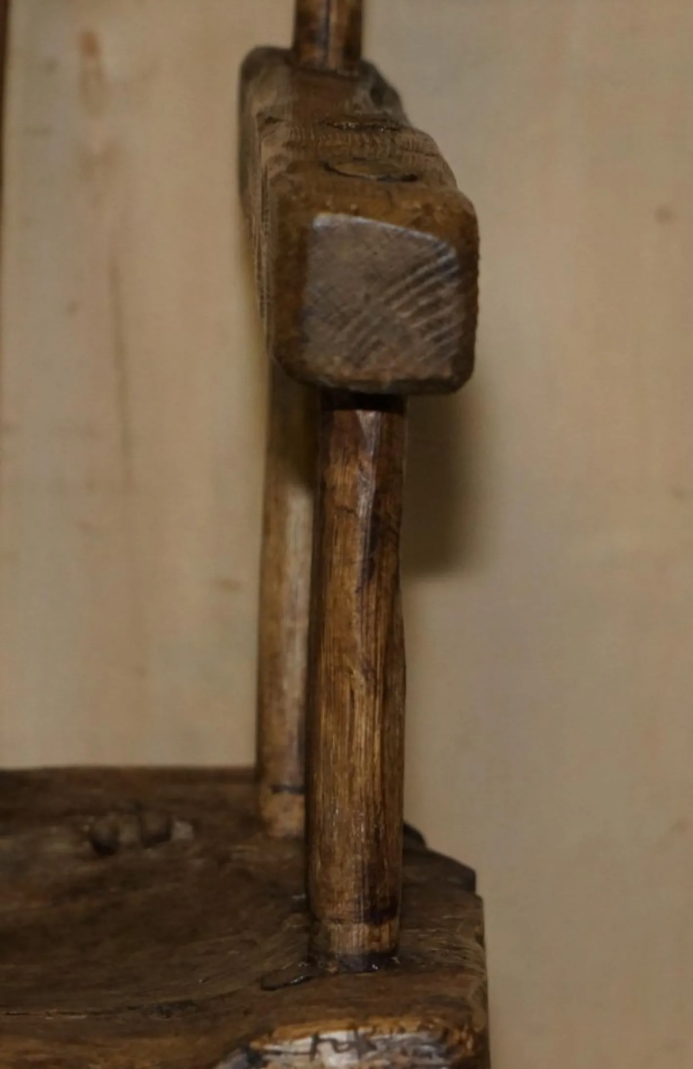 Irischer Schaukelsessel aus Holz, 1820er