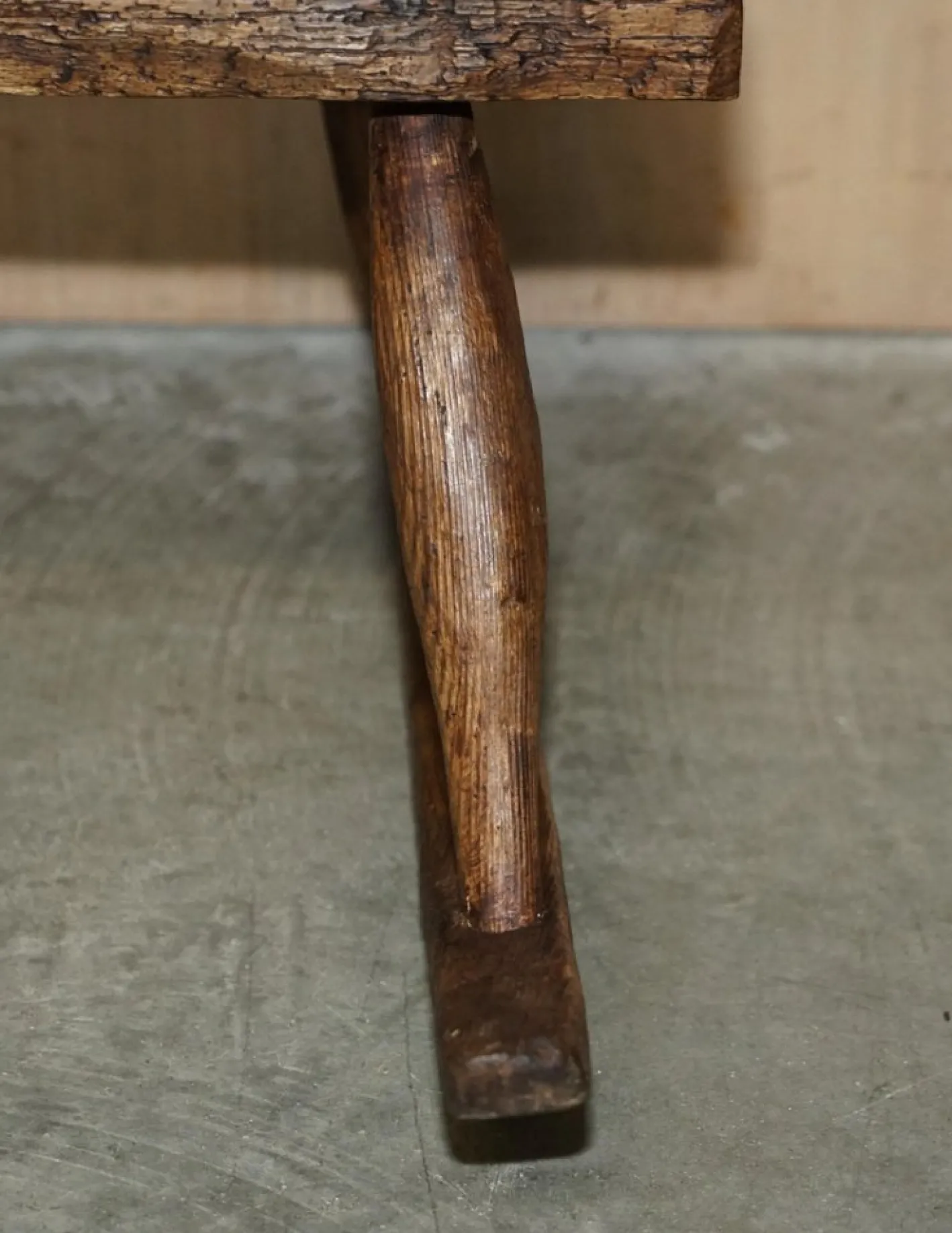 Irischer Schaukelsessel aus Holz, 1820er