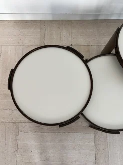 Italienische Modell 780 Satztische von Gianfranco Frattini für Cassina, 1960er, 3er Set