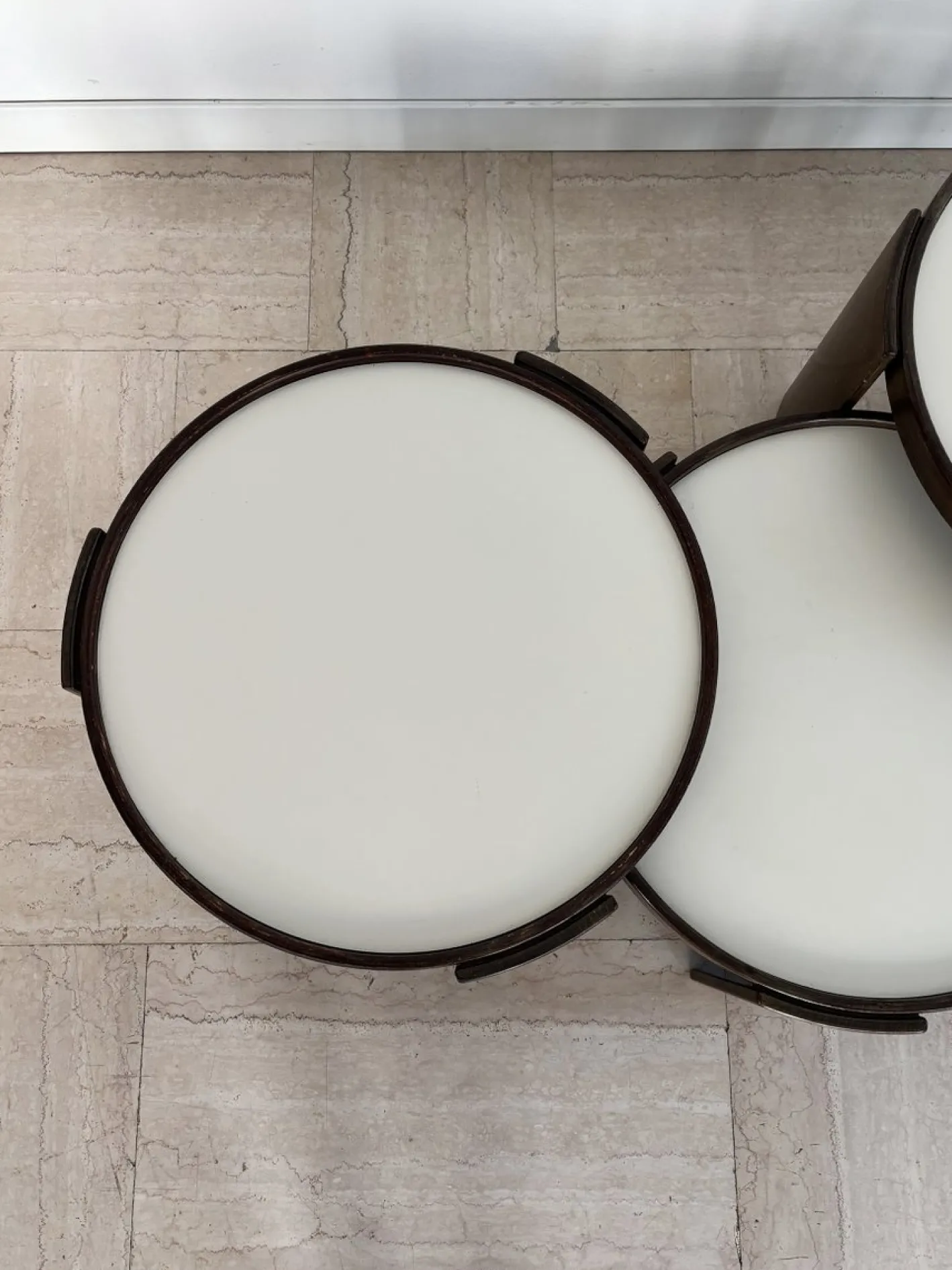 Italienische Modell 780 Satztische von Gianfranco Frattini für Cassina, 1960er, 3er Set