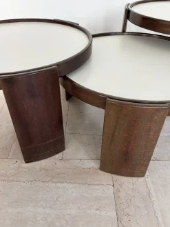 Italienische Modell 780 Satztische von Gianfranco Frattini für Cassina, 1960er, 3er Set