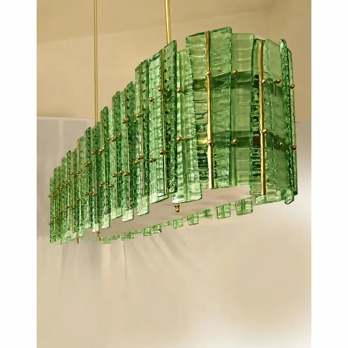 Italienischer Tropischer Murano Glas Kronleuchter von Simoeng
