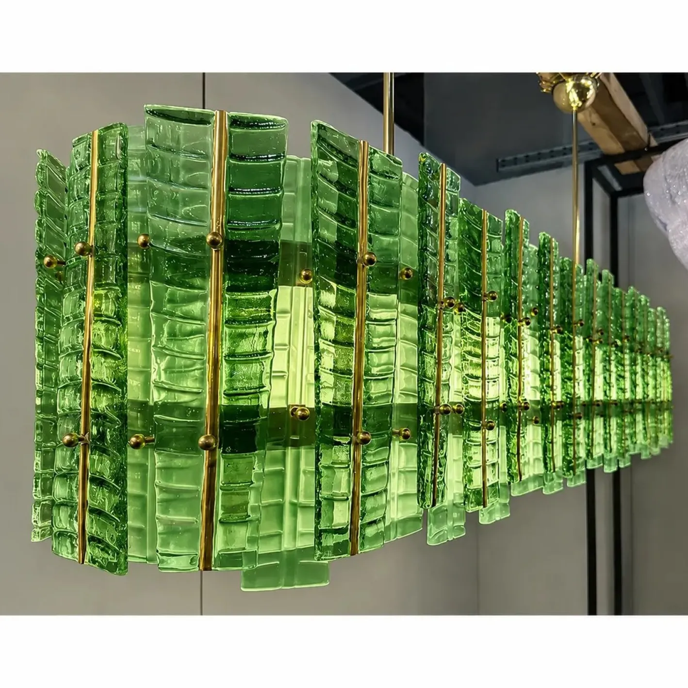 Italienischer Tropischer Murano Glas Kronleuchter von Simoeng