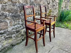 20. Jh. Kinderhochstühle, 1920er, 2er Set