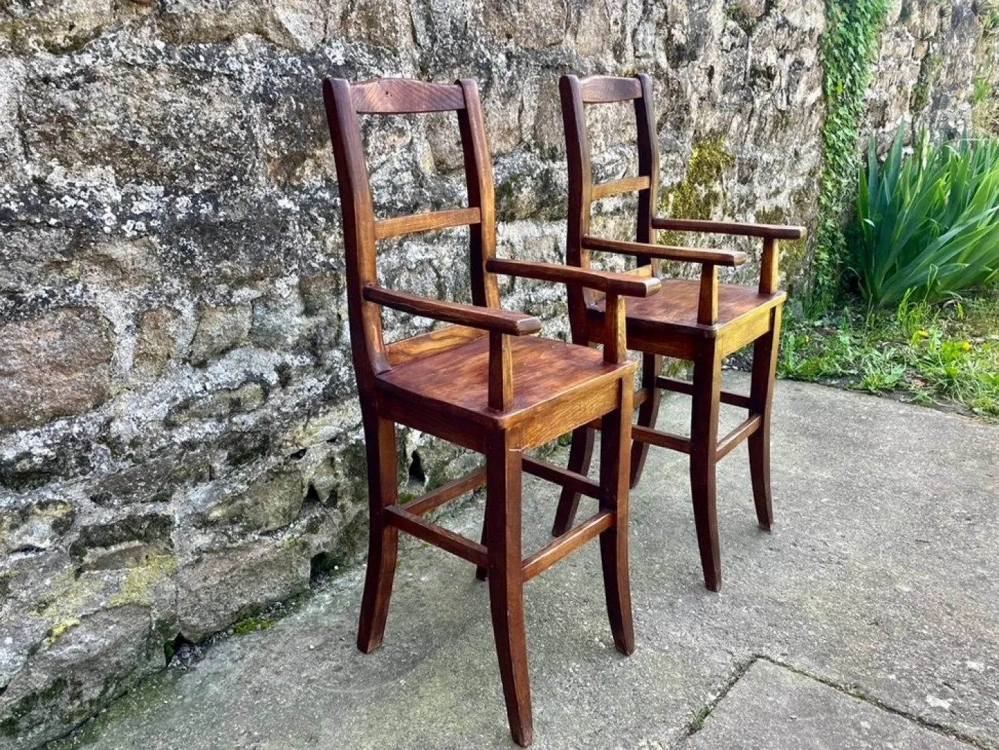 20. Jh. Kinderhochstühle, 1920er, 2er Set