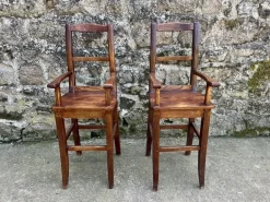 20. Jh. Kinderhochstühle, 1920er, 2er Set
