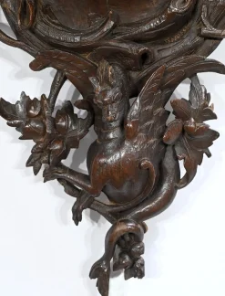 20. Jh. Renaissance Uhr aus Eiche, 1890er